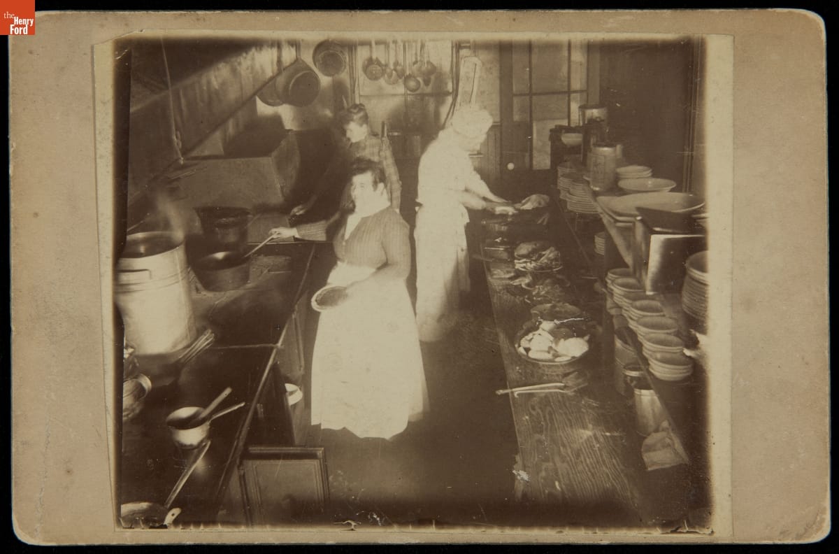 Commercial Kitchen, circa 1895