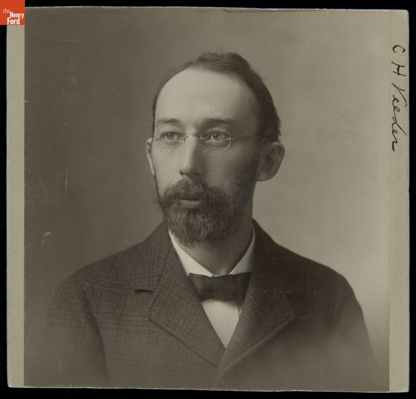 Portrait of Inventor Curtis H. Veeder, circa 1885