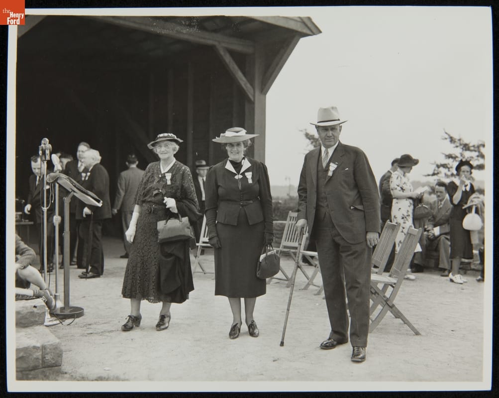 Ackley Covered Bridge Dedication in Greenfield Village, July 2, 1938