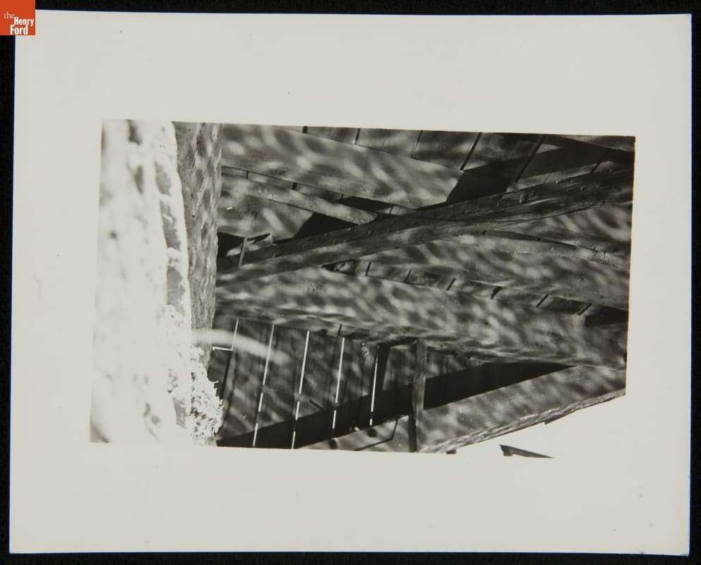 Documentary Photograph of Ackley Covered Bridge at West Finley, Pennsylvania, before Relocation to Greenfield Village, 1937