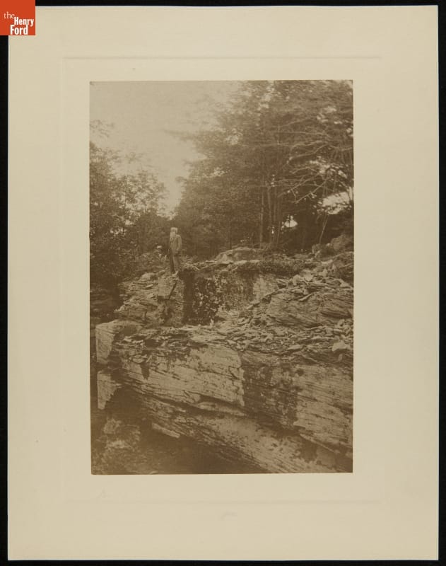 John Burroughs at the Grand Gorge of the Pepacton, 1915