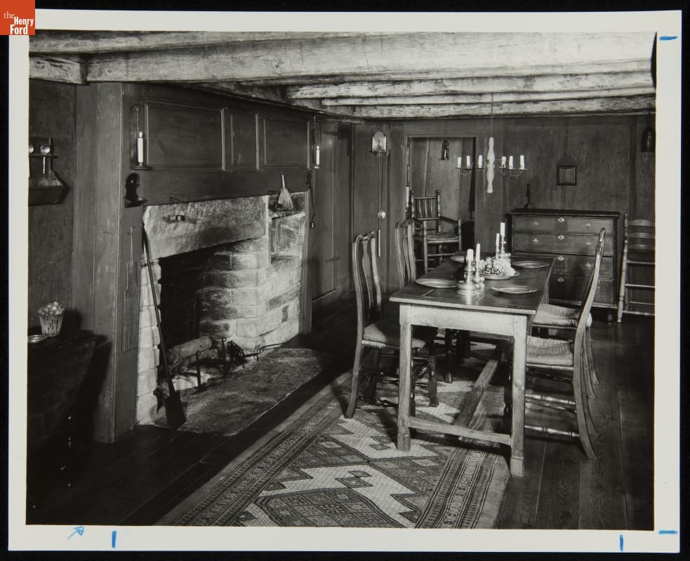 Daggett Farm House at Its Earlier Site, Union, Connecticut, circa 1962
