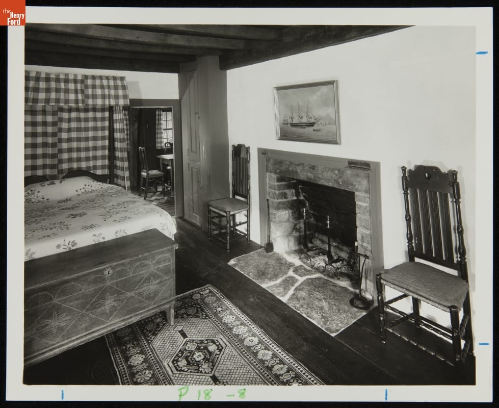 Daggett Farm House at Its Earlier Site, Union, Connecticut, circa 1962