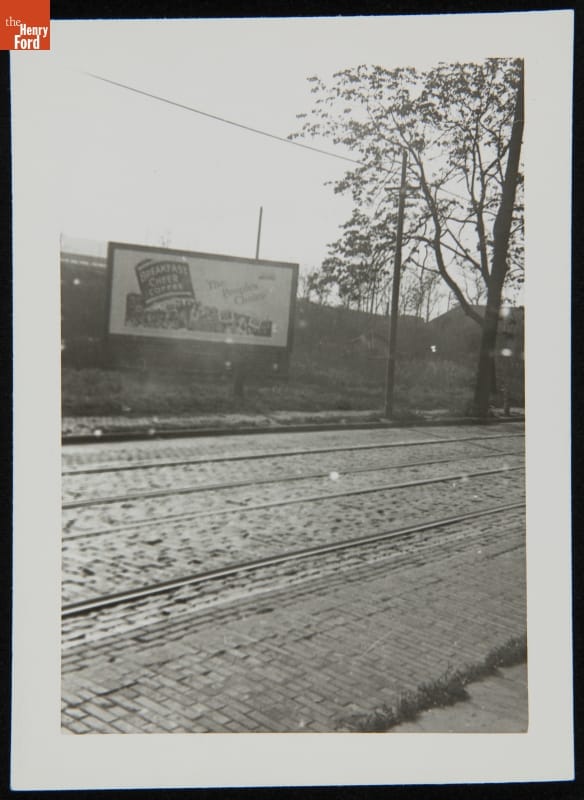 View of the Original Site of Heinz House, Sharpsburg, Pennsylvania, November 1952