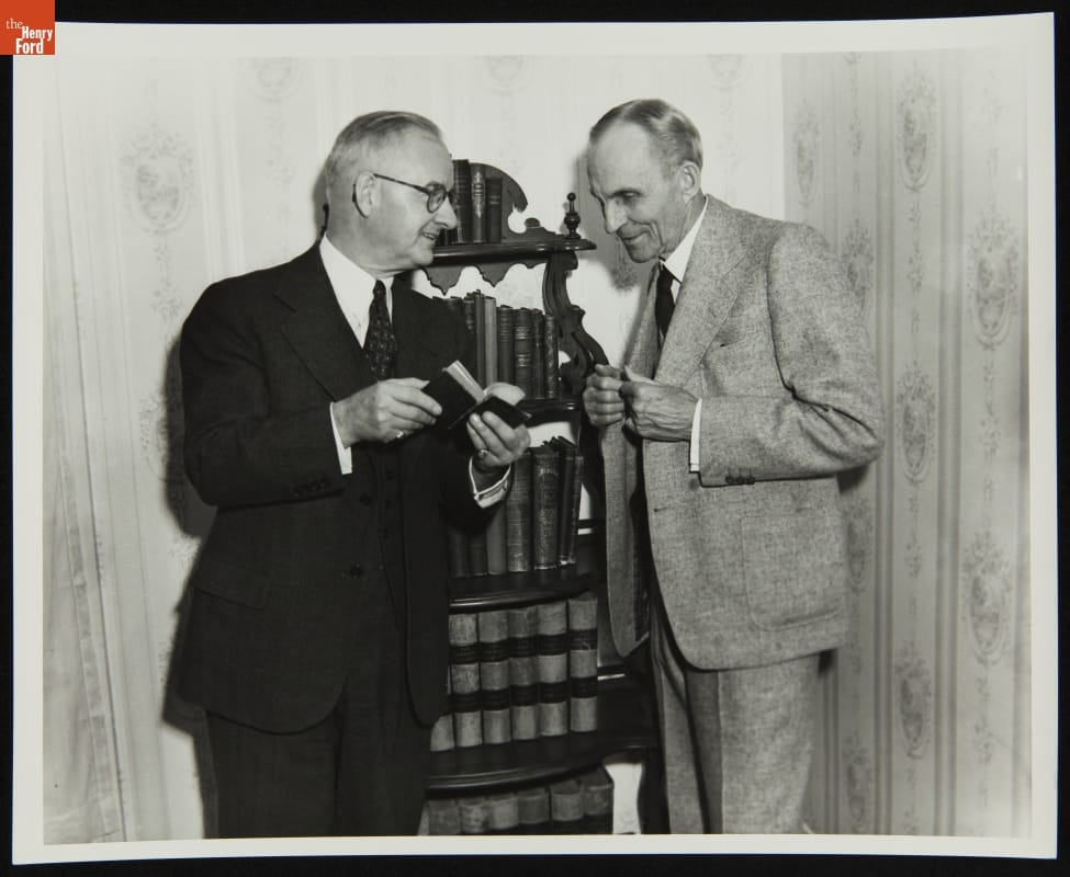 George Matthew Adams and Henry Ford, October 20, 1941