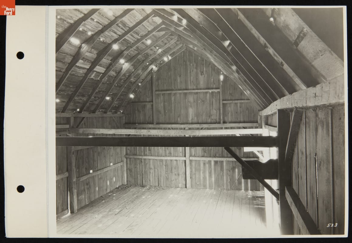 Addison Ford Barn at Its Original Site, Dearborn, Michigan, June 1929