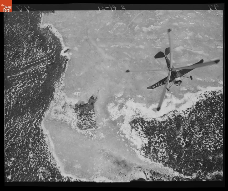 Detroit News--Autogiro--Over Scripps Farm--Item 2