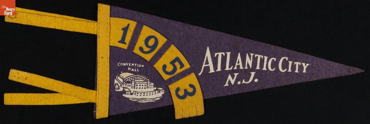 Pennant, "Atlantic City," 1953