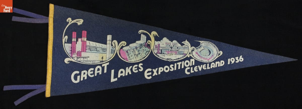 Pennant, "Great Lakes Exposition, Cleveland, 1936"