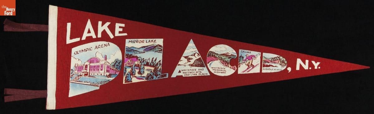 Pennant, "Lake Placid, N.Y.," 1940-1965