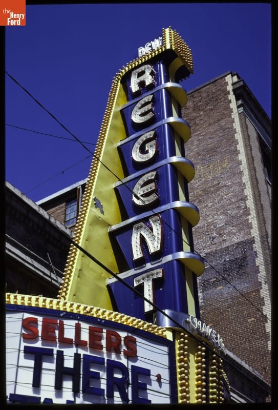 Regent Theater Tower, Springfield, Ohio, 1980