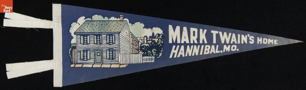 Pennant, "Mark Twain's Home, Hannibal, Mo.," 1940-1965