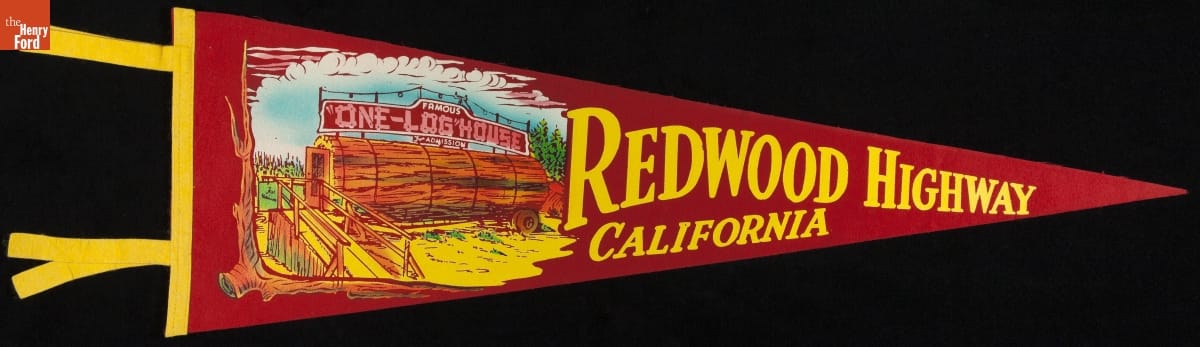 Pennant, "Redwood Highway, California," 1940-1965