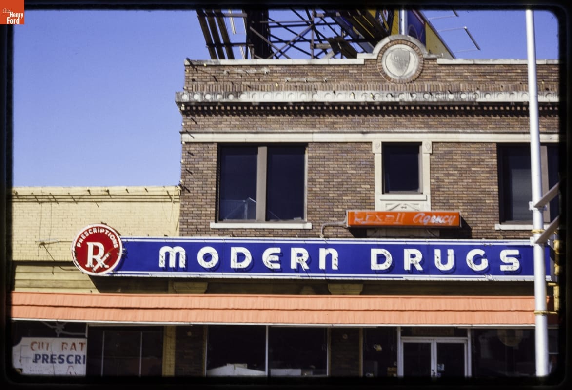 Modern Drugs Sign, Fort Worth, Texas, 1995