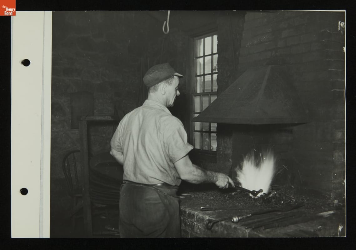 Blacksmith Shop in Greenfield Village, 1933