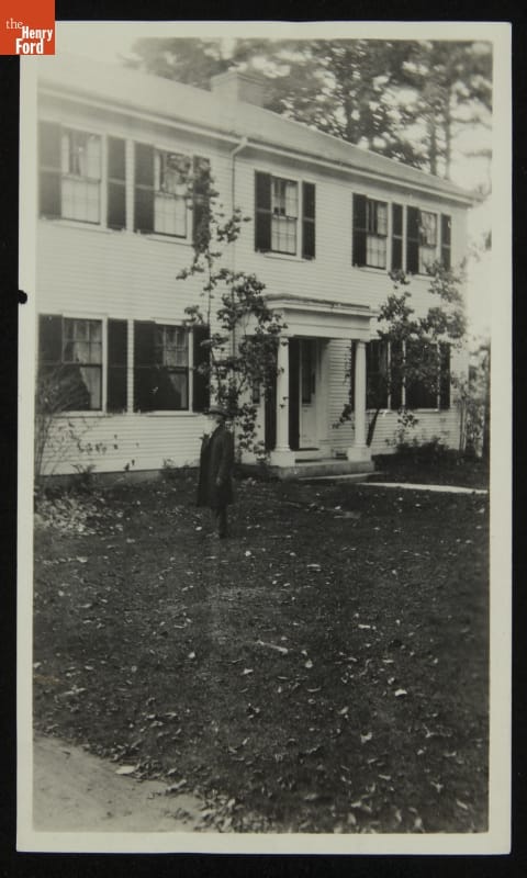 John Burroughs at the Ralph Waldo Emerson House, 1917