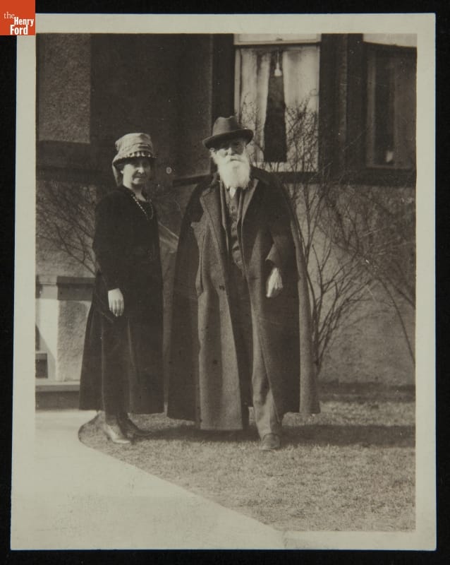 Clara Barrus and John Burroughs, circa 1919