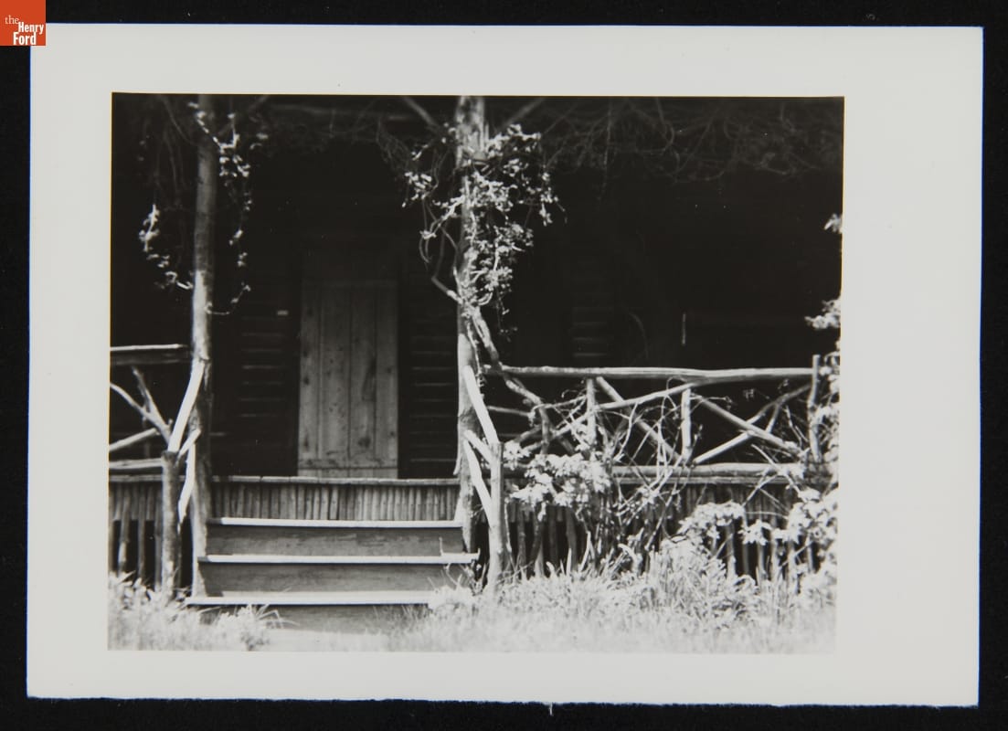 Woodchuck Lodge Porch, Roxbury, New York, 1944