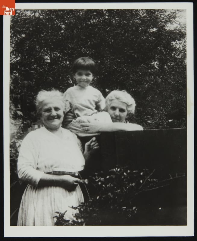 Elizabeth Cohen Nolan on the left, pictured with a child and another woman, circa 1910