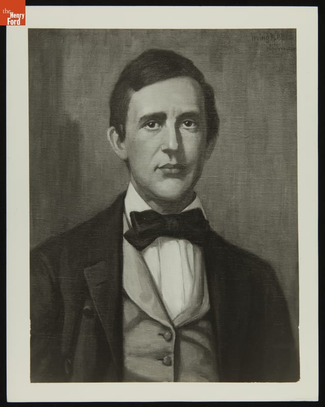 Painting of Stephen Foster by Irving R. Bacon