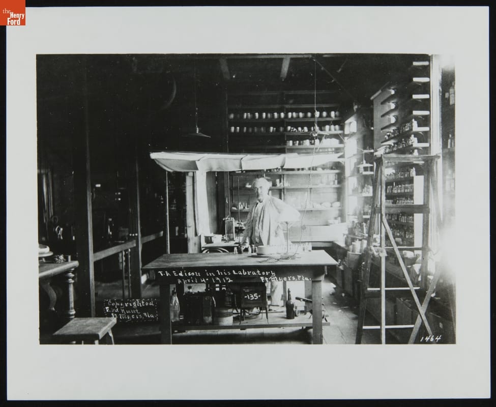 Thomas Edison's Fort Myers Laboratory, Fort Myers, Florida, April 4, 1912