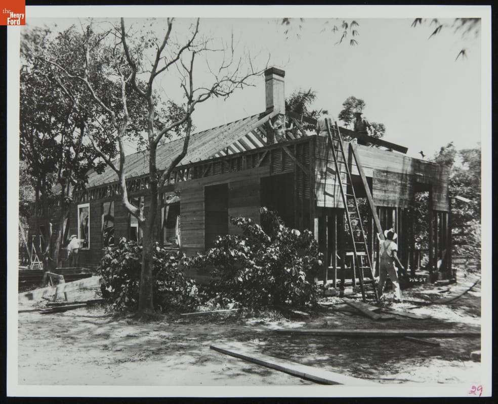 Thomas Edison's Fort Myers Laboratory, Fort Myers, Florida, June 20, 1928