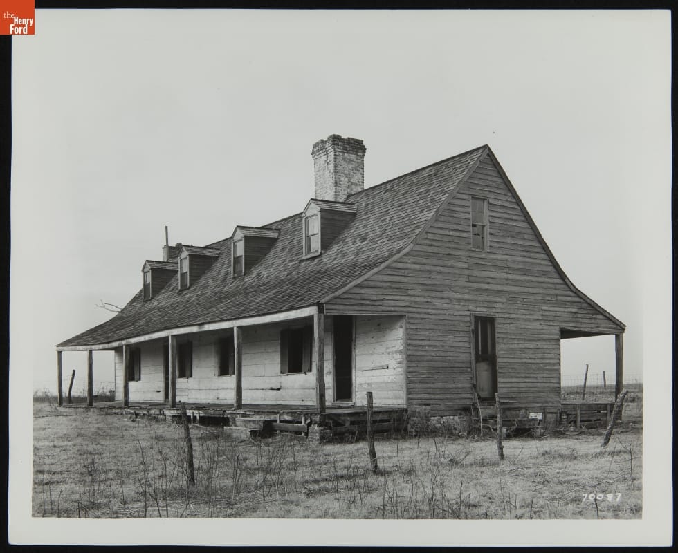 Susquehanna House at its Original Site, St. Mary's County, Maryland, February 27, 1942