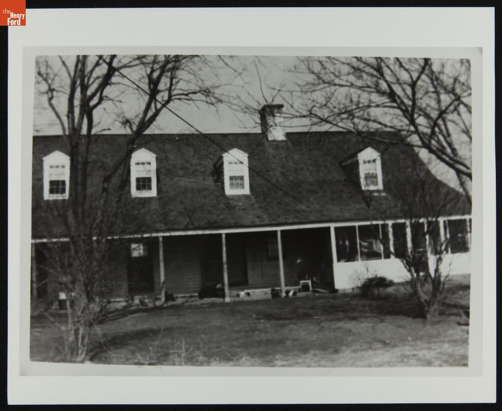 "Dameron House," Dameron, Maryland, circa 1952