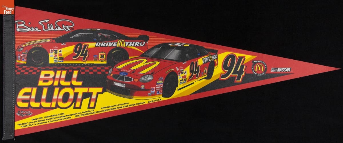 Pennant, "Bill Elliott, #94" 1999