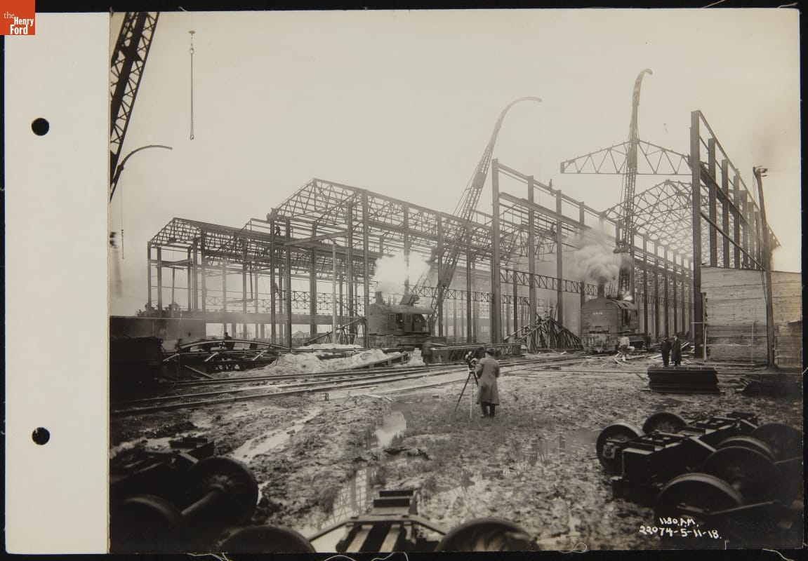 Automobile Plant Construction Photographs