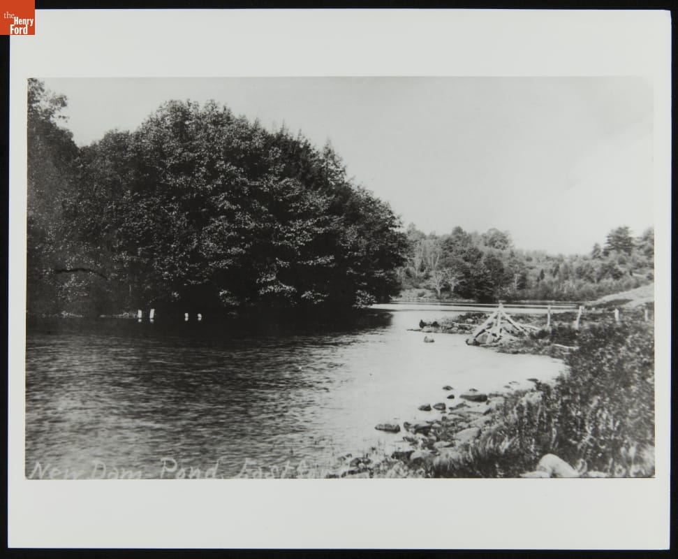 New Dam Pond in the Vicinity of Eastford Village, Connecticut, circa 1907