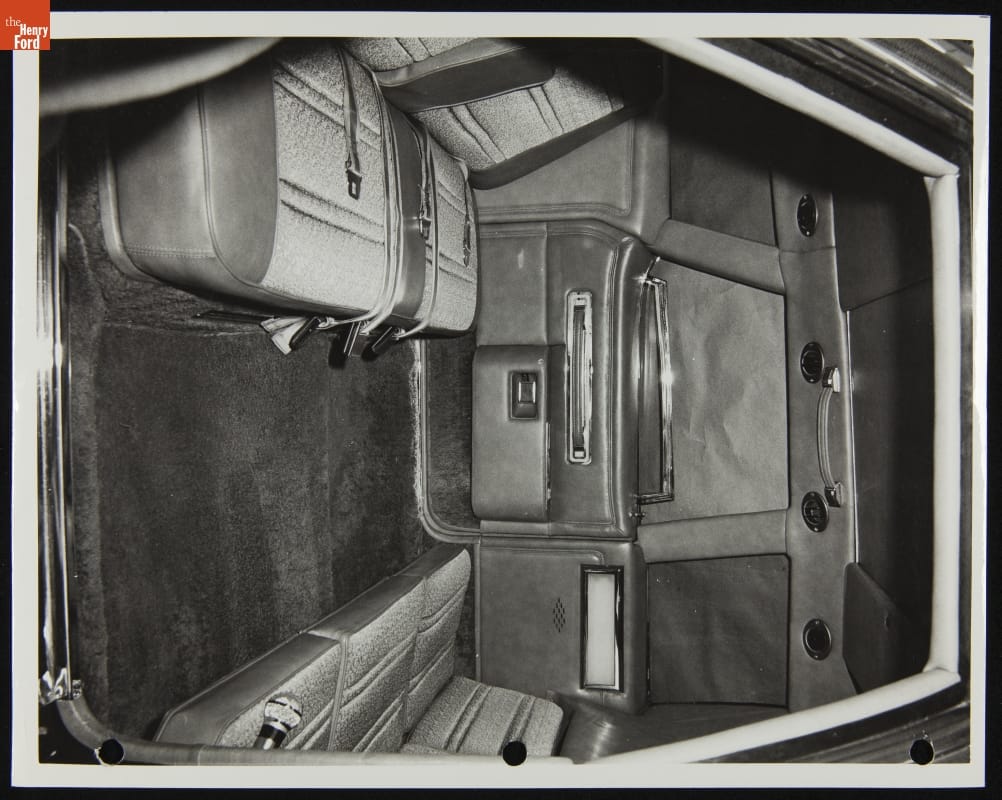1972 Presidential Limousine, Interior Rear Compartment, 1974