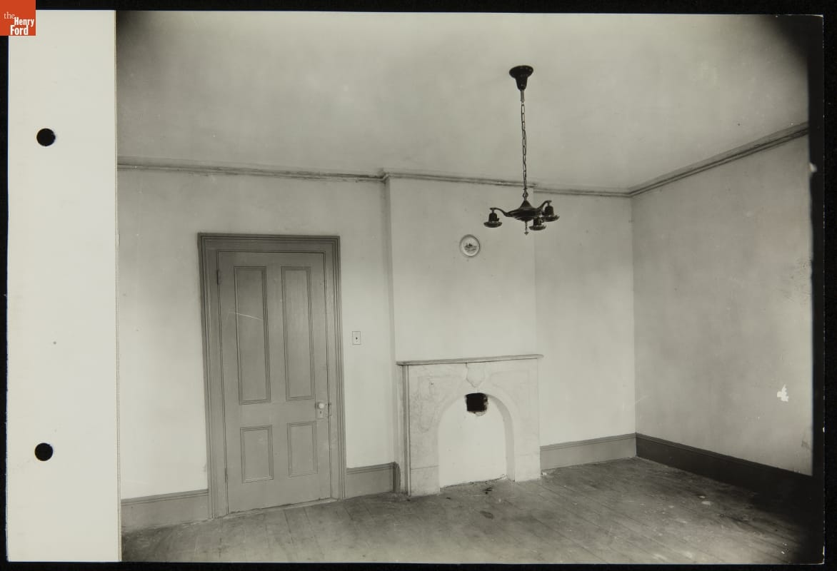 Interior of the Sarah Jordan Boarding House at Its Original Site, Menlo Park, New Jersey, 1928