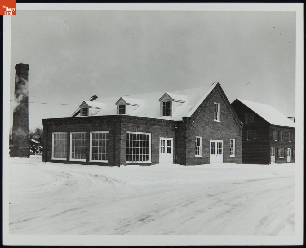 Fairfield Rice Mill (now Pottery Shop) in Greenfield Village, November 1944