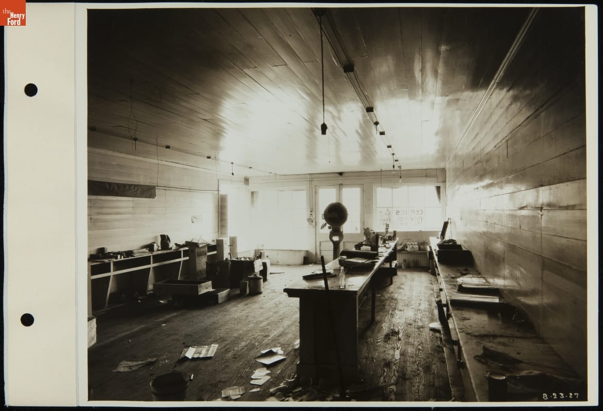Interior of the J.R. Jones General Store at its Original Site, 1927