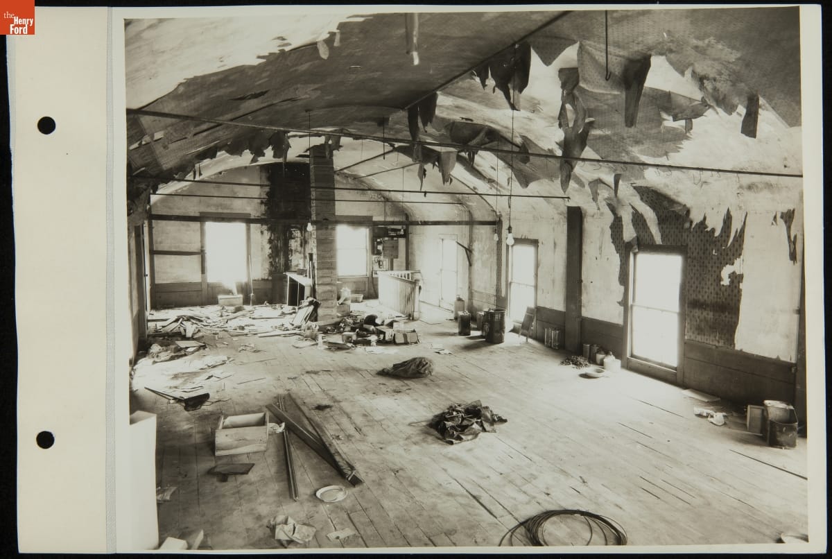 Interior of an Upper Floor of the J.R. Jones General Store at its Original Site, 1927