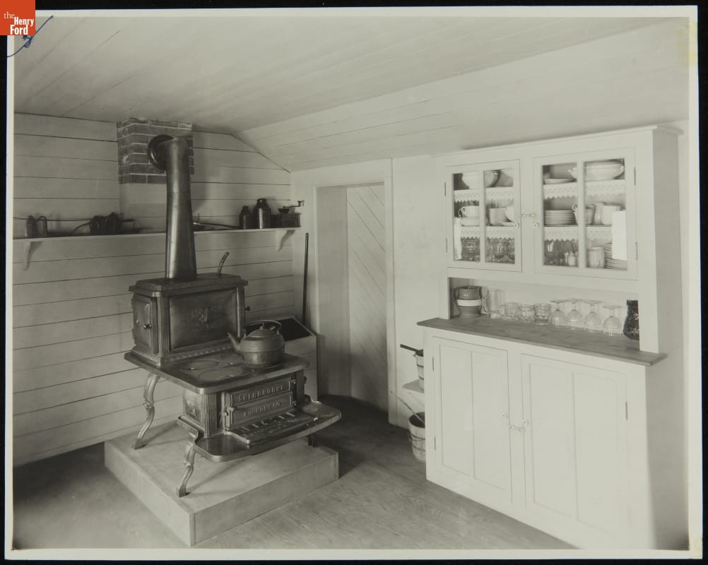 Kitchen inside Ford Home (Henry Ford's Birthplace), 1923
