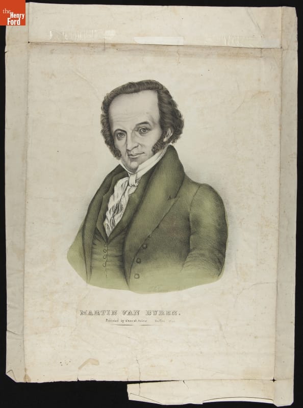 Lithograph, "Martin Van Buren," circa 1836