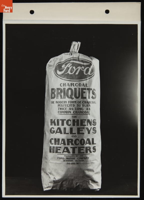 Front of Ford Charcoal Briquets Package, 1936