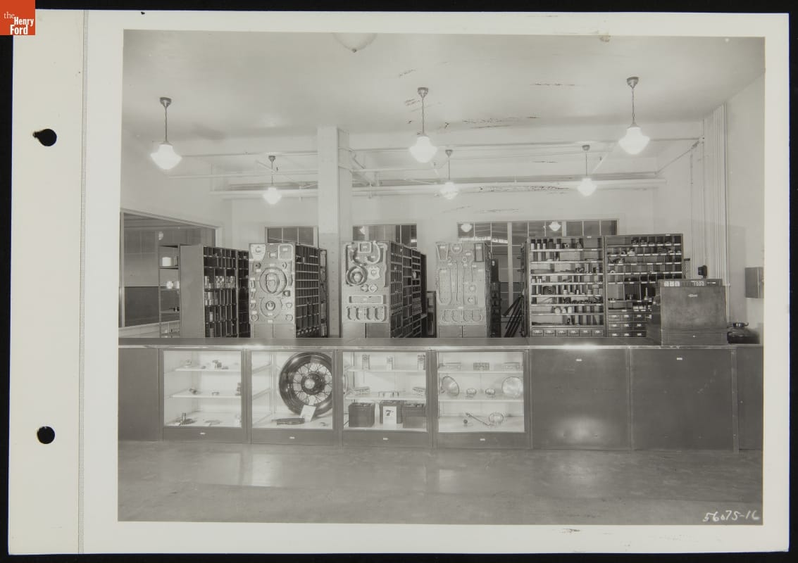 Ford Dealership Parts Counter, Ford Highland Park Plant, 1931
