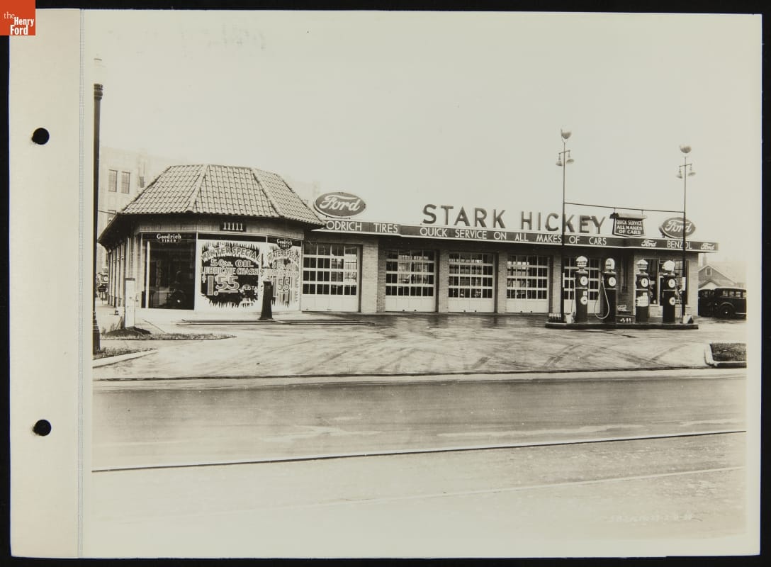 Stark Hickey Ford Dealership Super Service Station, Detroit, Michigan, February 1934