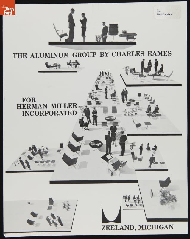 Herman Miller Advertisement, "The Aluminum Group by Charles Eames," 1960