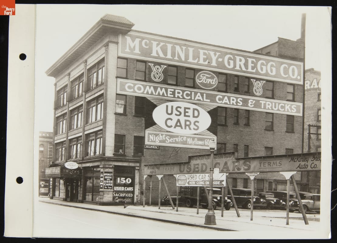 McKinley-Gregg Auto Company Used Cars, Pittsburgh, Pennsylvania, December 1935