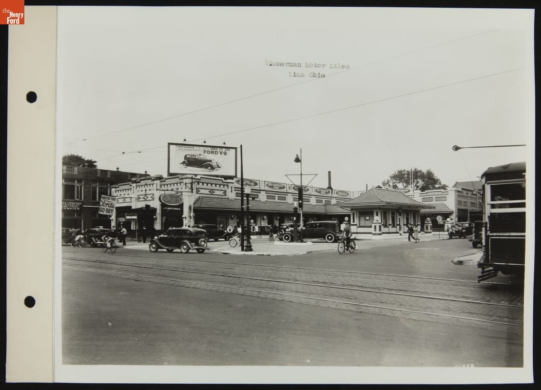 Timmerman Motor Sales, Lima, Ohio, July 1936