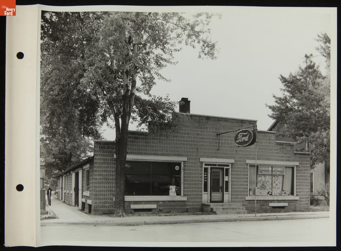 Mr. Robson's Ford Dealership, Belleville, Michigan, September 1936