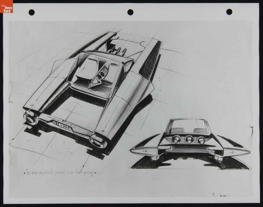 Two Place Experimental Personal Coupe Front Opening, 1959
