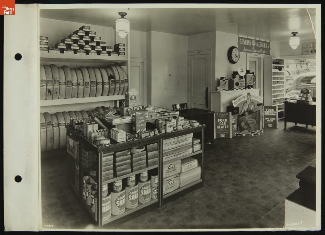 Kelly Williams Service Station Interior, Kansas City, Missouri, September 1936