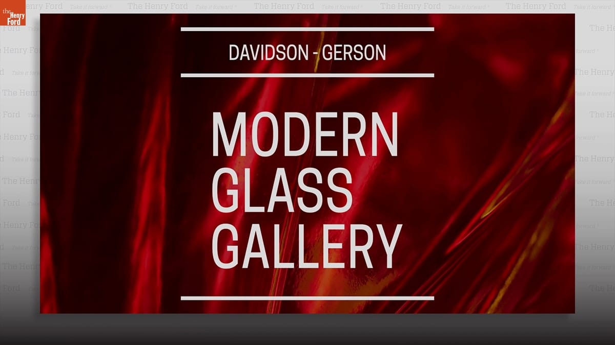 Davidson-Gerson Modern Glass Gallery Video Recording, 2017