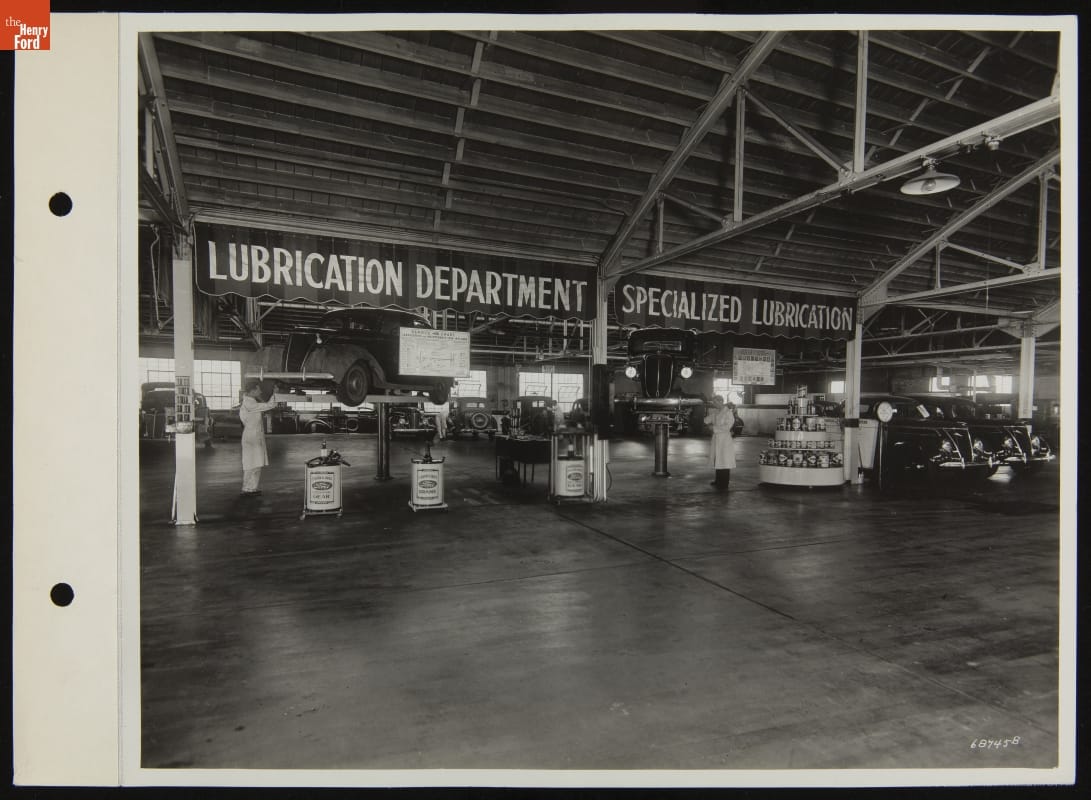 Ferguson Olander Dealership Garage, Wichita, Kansas. September 1937