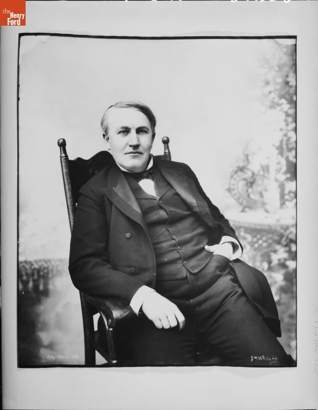 Sitting Portrait of Thomas A. Edison, 1896
